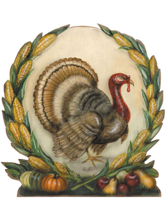 Harvest Turkey - Boardwalk Originals Thanksgiving Decoration & Display