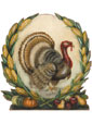 Harvest Turkey - Boardwalk Originals Thanksgiving Decoration & Display